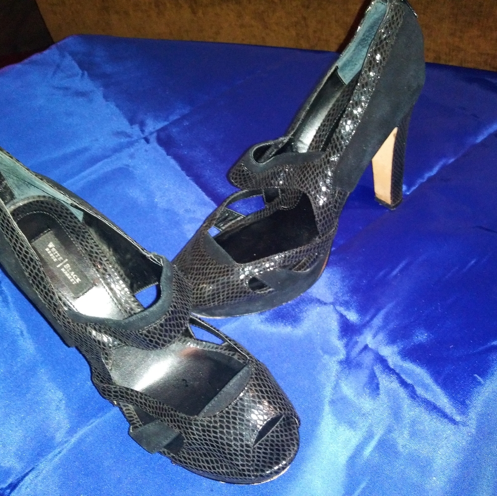 WHBM leather pumps